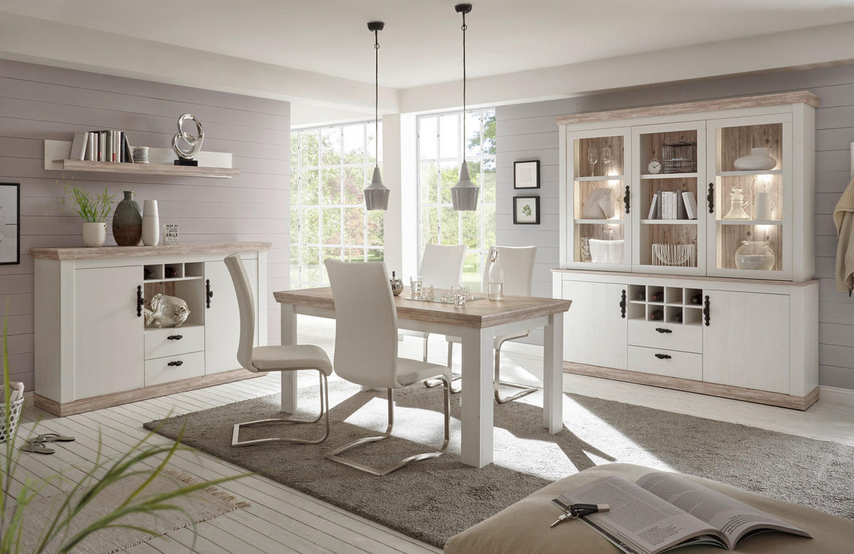 ESSTISCH Pinienfarben  - Pinienfarben, Design, Holzwerkstoff (160/90/76cm) - MID.YOU