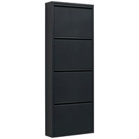 OMARA Z LOPUTAMI ZA ČEVLJE antracit - antracit, Basics, kovina (50/136,5/15cm) - Carryhome