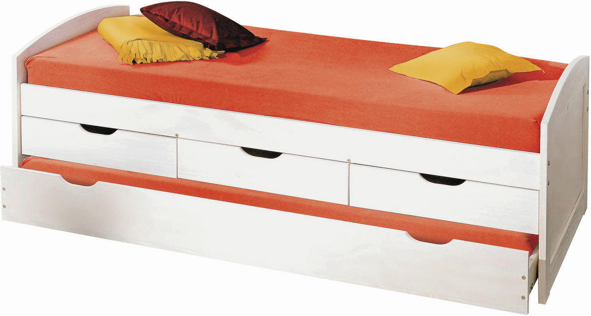 LEŽALNIK,  bela les - bela, Moderno, les (90/200cm)