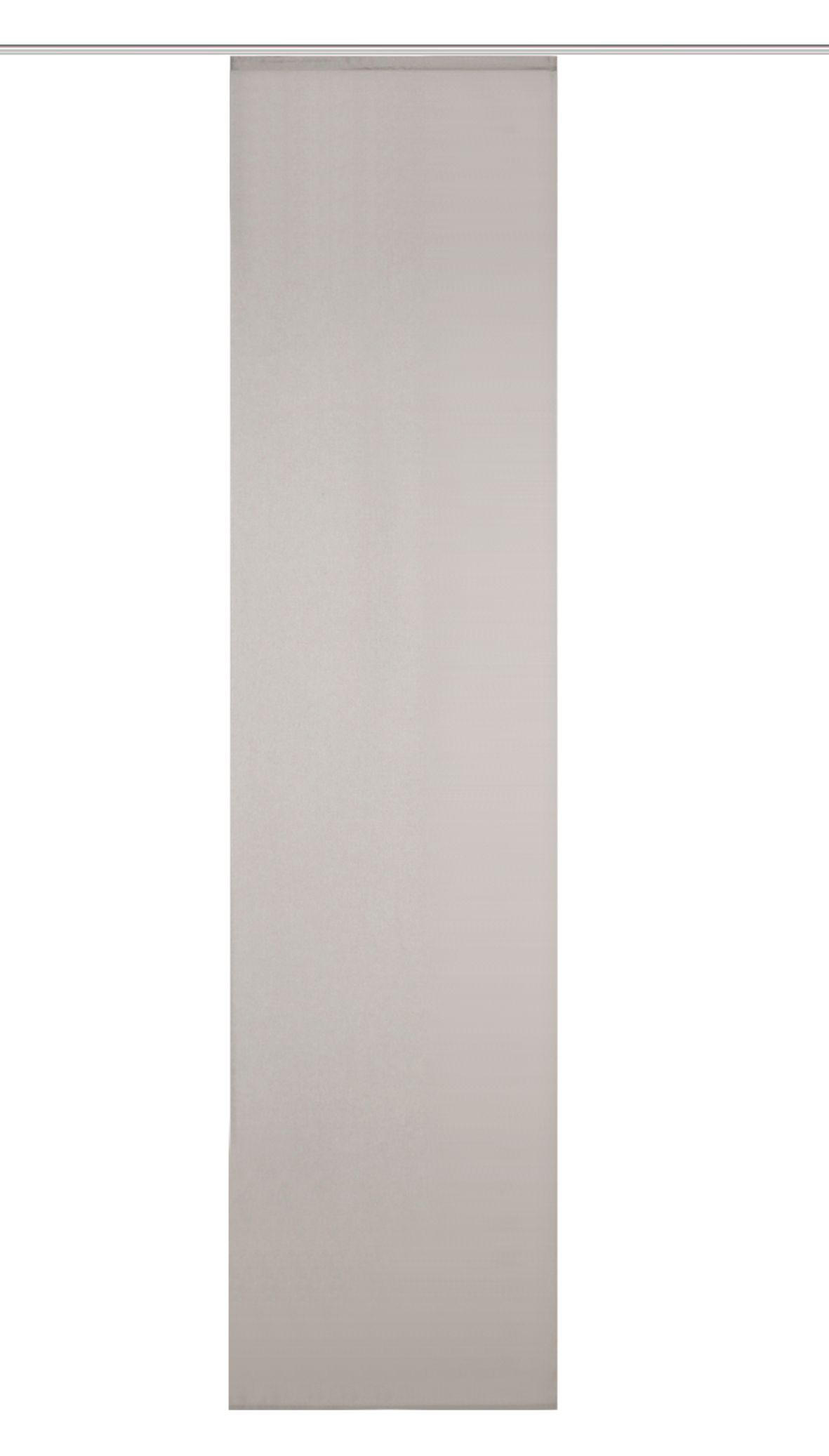 FLÄCHENVORHANG   blickdicht   60/245 cm  - Naturfarben, Design, Textil (60/245cm)