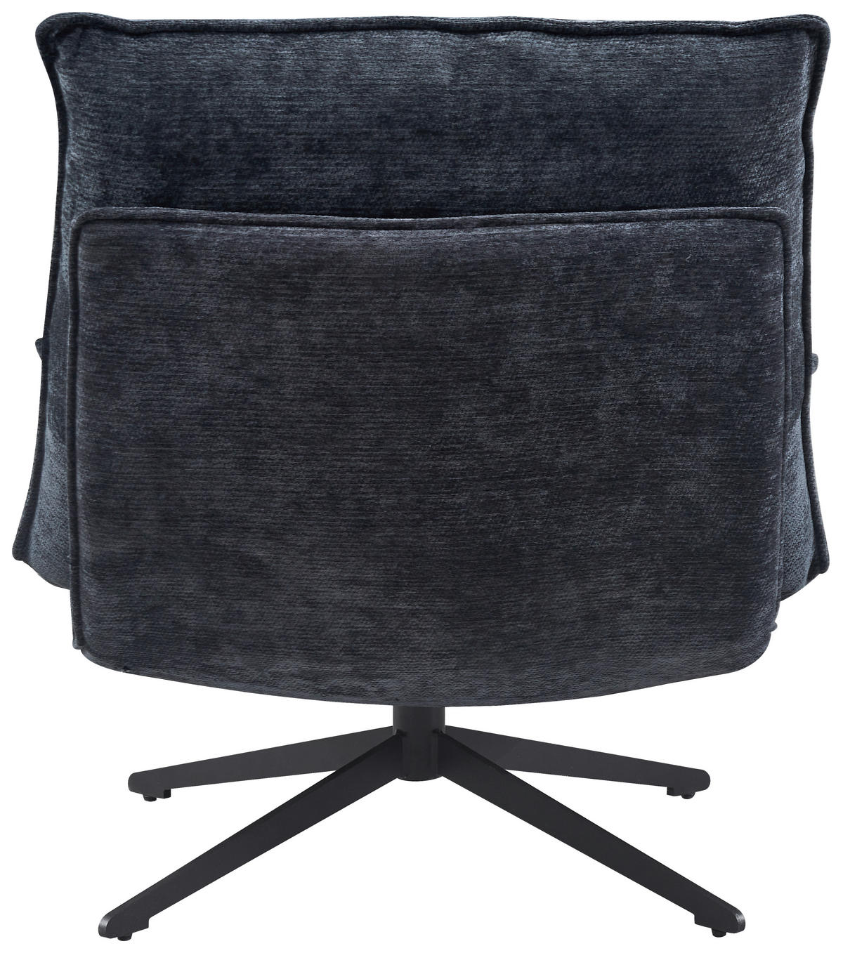 SESSEL 76/84/99 cm  in Struktur Schwarz  - Schwarz, Basics, Textil/Metall (76/84/99cm) - Carryhome