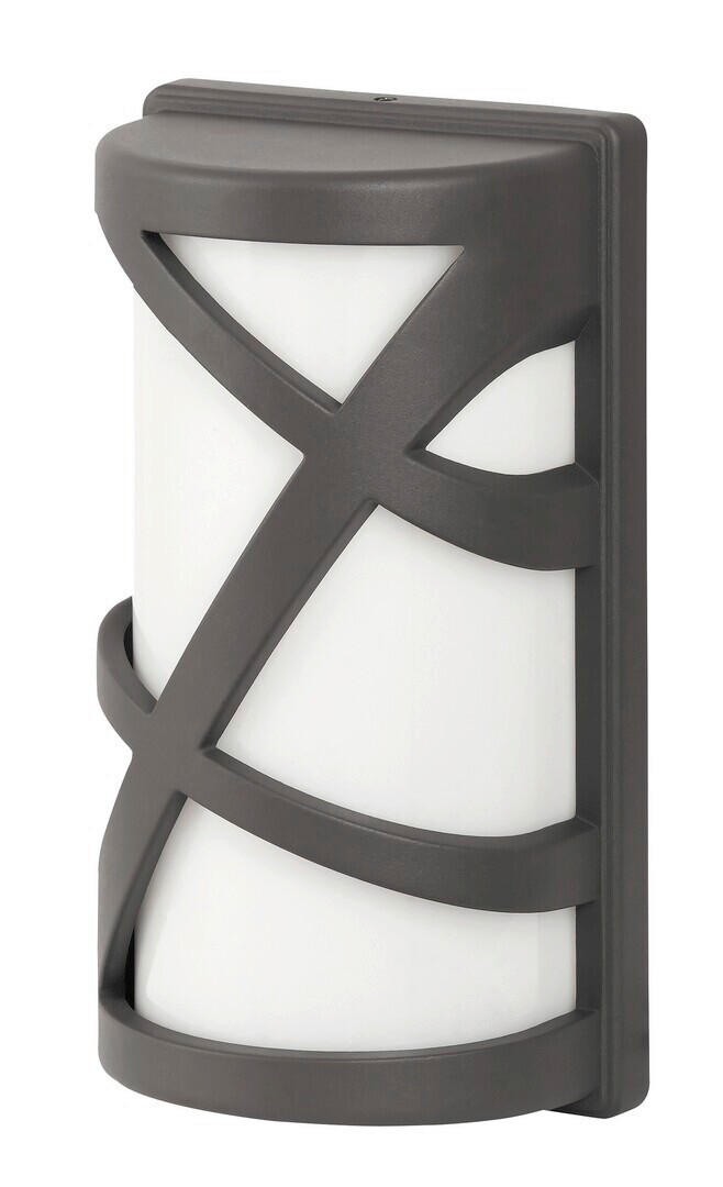 SPOLJNA SVETILJKA  - antracit, Osnovno, metal/plastika (15/27cm)