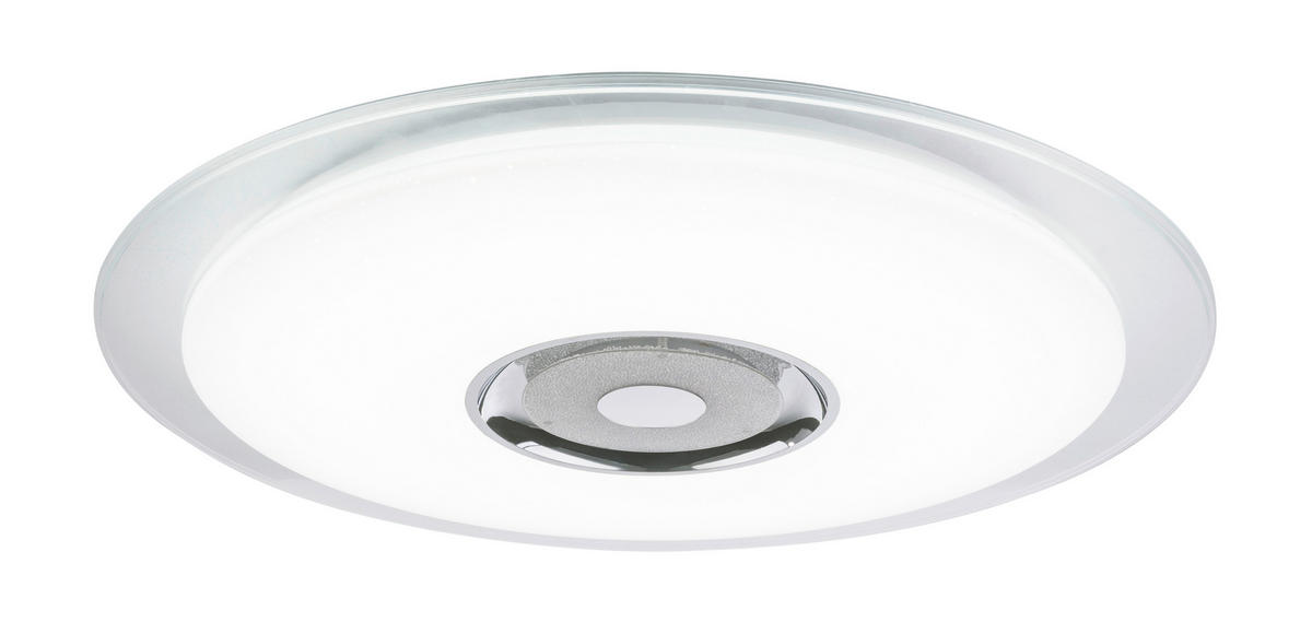 LED-DECKENLEUCHTE 60/6,1 cm   - Klar/Opal, Design, Glas/Kunststoff (60/6,1cm) - Globo