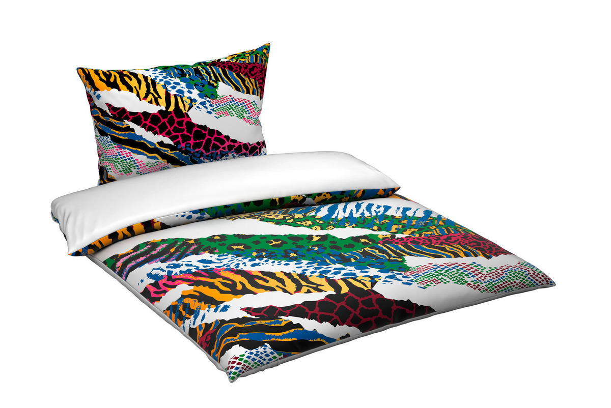 WENDEBETTWÄSCHE TANJA Satin 140/200 cm  - Multicolor, Trend, Textil (140/200cm) - Esposa