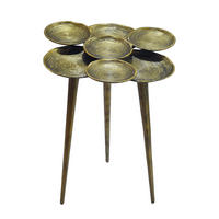 KISASZTAL fém 46/46/55 cm   - aranyszínű, Design, fém (46/46/55cm) - MID.YOU