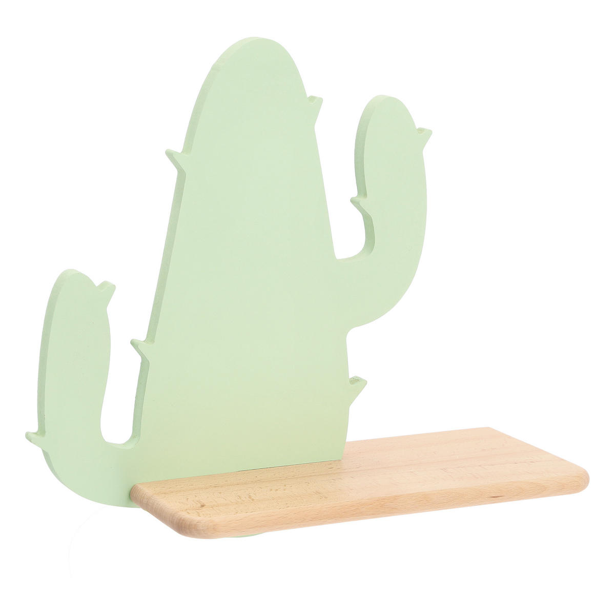 VÄGGLAMPA FÖR BARN Cactus 2 33/12/29.5 cm   - grön, Basics, metall/trämaterial (33/12/29.5cm)