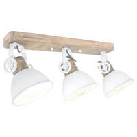 DECKENSPOTS 59/19/23 cm   - Anthrazit/Kupferfarben, Trend, Holz/Metall (59/19/23cm)