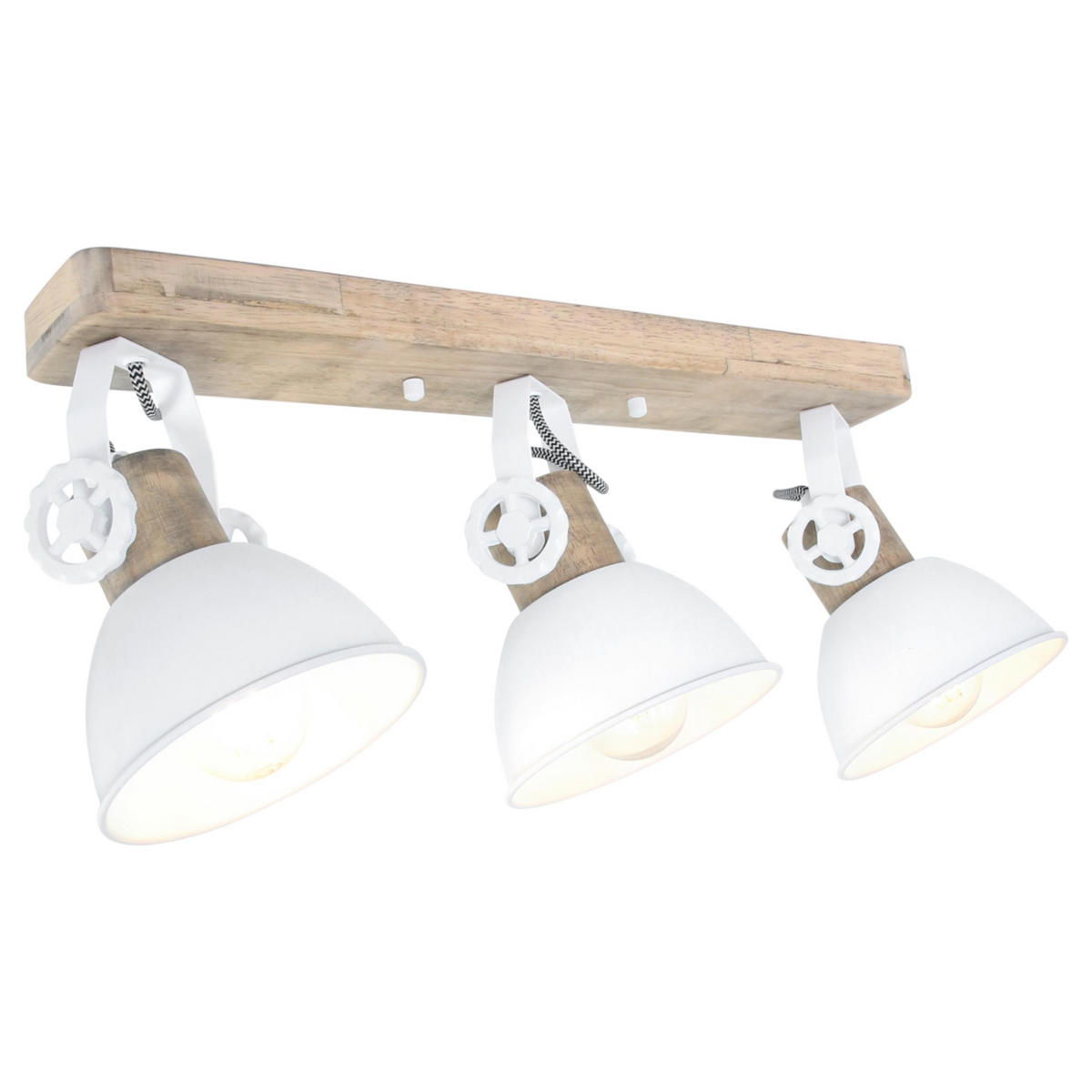 DECKENSPOTS 59/19/23 cm   - Anthrazit/Kupferfarben, Trend, Holz/Metall (59/19/23cm)