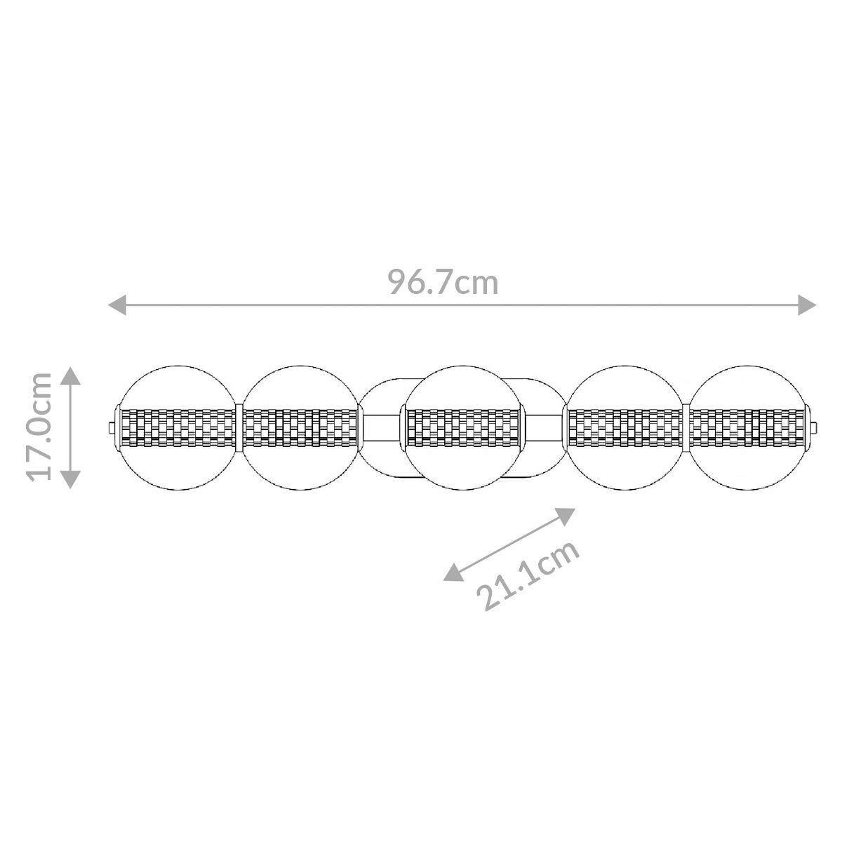 LED-WANDLEUCHTE Eurofase   - Goldfarben, Basics, Glas/Metall (17/96,7/21,1cm) - Elstead Lighting