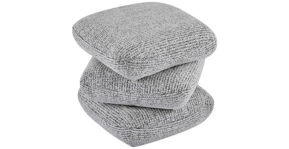 HOCKER in Holz, Textil Grau  - Grau, KONVENTIONELL, Holz/Textil (55/45/55cm) - Xora