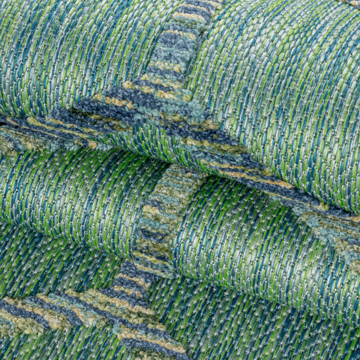 LÄUFER 80/250 cm Bahama  - Grün, Design, Textil (80/250cm) - Novel