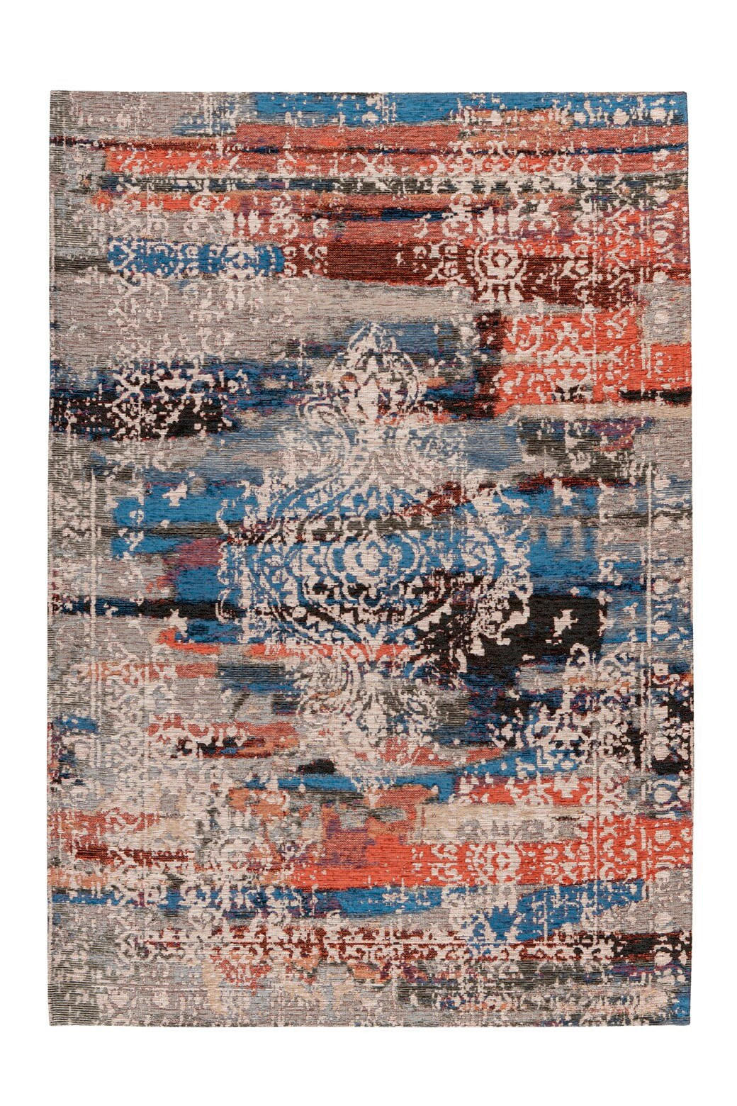 KOBEREC, 80/150 cm, vícebarevná, červená - vícebarevná/červená, Konvenční, textil (80/150cm)