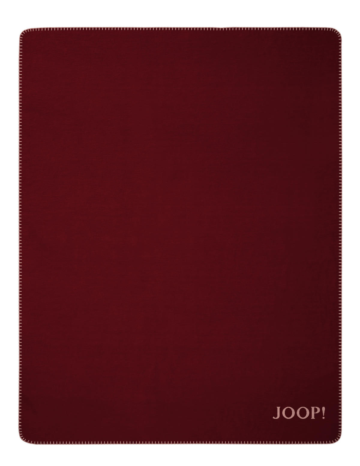 PLÉD 150/200 cm  - világos rózsaszín/piros, Basics, textil (150/200cm) - Joop!