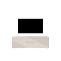 LOWBOARD  in 210/65/43 cm  - Kaschmir/Schwarz, Design, Holzwerkstoff/Kunststoff (210/65/43cm) - MID.YOU