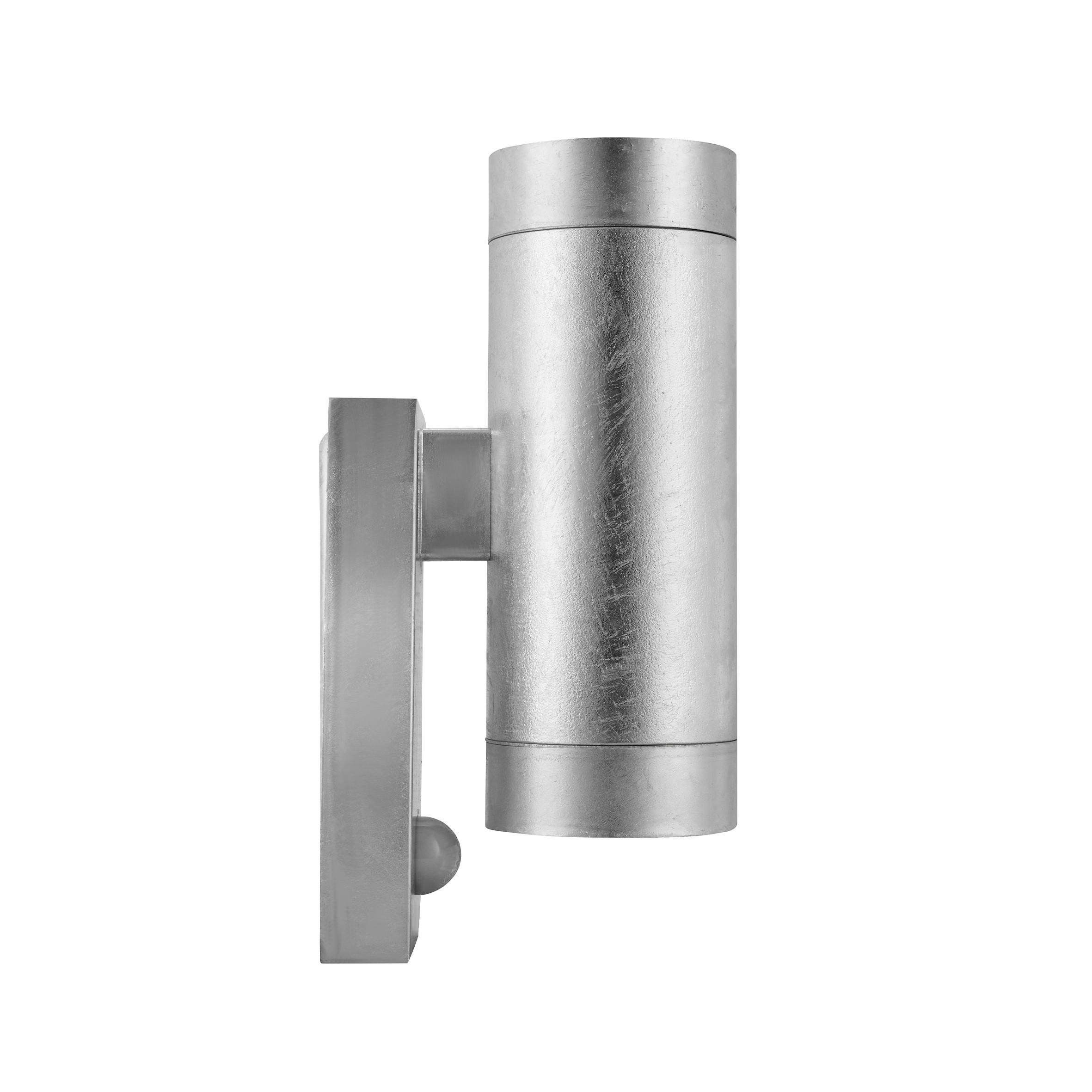 AUßENWANDLEUCHTE 7,6/22 cm   - Zinkfarben, Design, Metall (7,6/22cm) - Nordlux