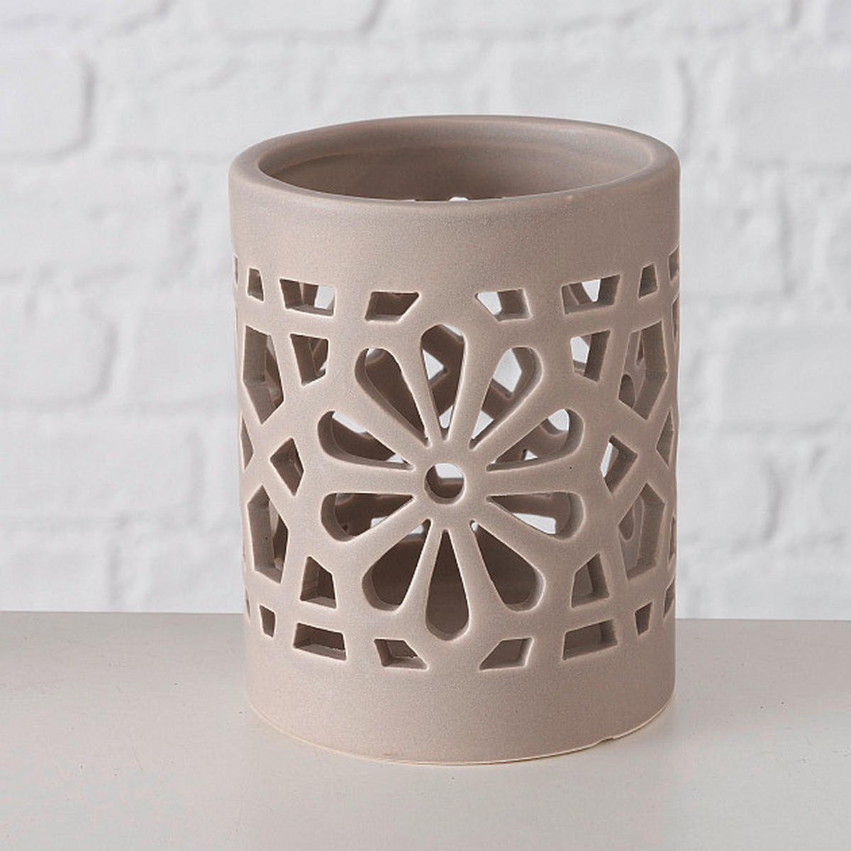 WINDLICHT - Beige/Creme, Basics, Keramik (9/11cm)