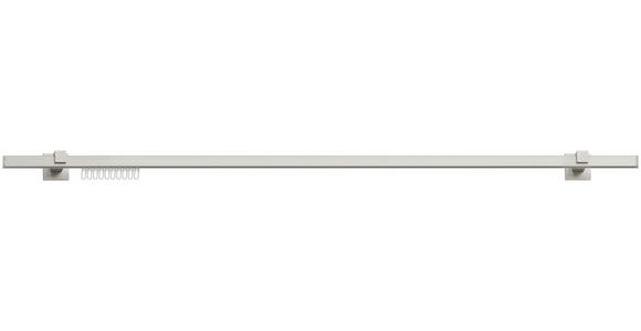 VORHANGSTANGENSET 120 cm  - Edelstahlfarben, Design, Metall (120cm) - Homeware