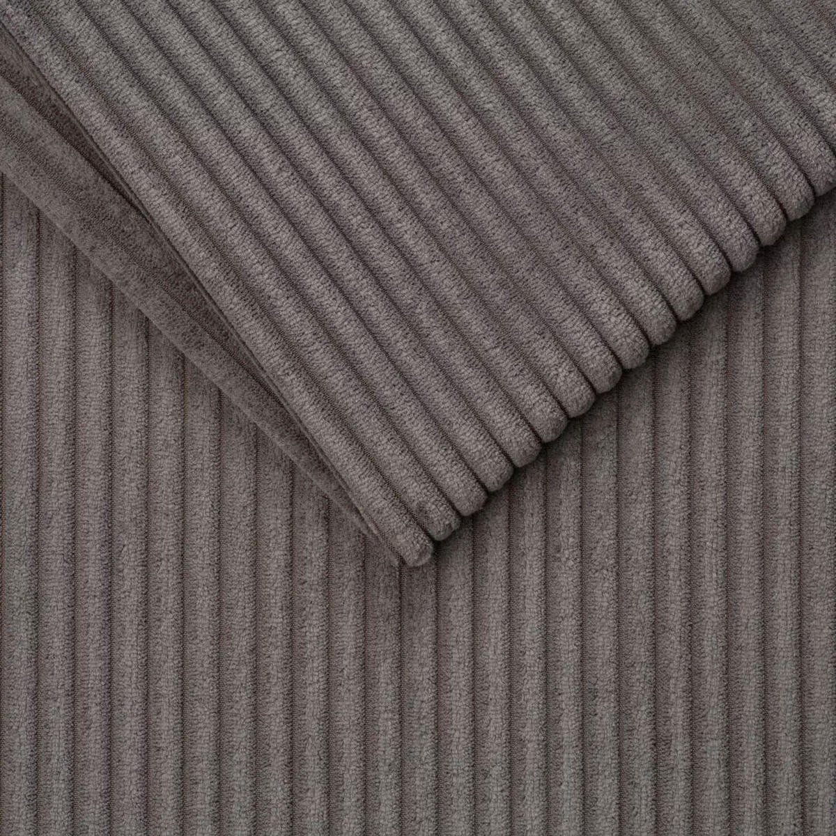 SCHLAFSOFA  mit Rücken echt, Armteil links, Armteil rechts Cord Anthrazit  - Anthrazit/Schwarz, Design, Textil (232/85/92cm) - Xora