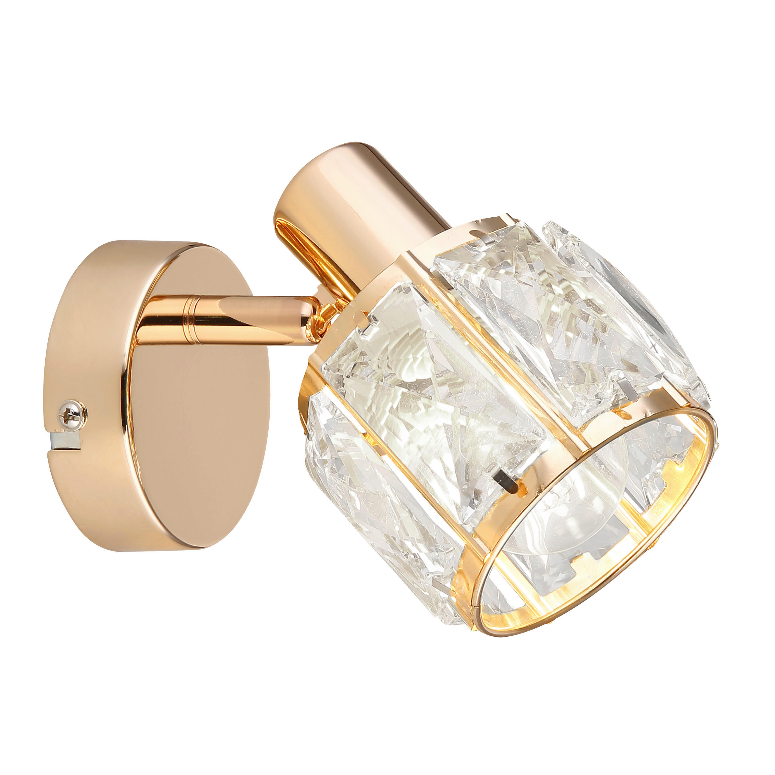 SPOTLIGHT Dubai 16/9/12.5 cm   - roséguld, Klassisk, metall/glas (16/9/12.5cm)