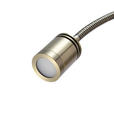 LED-WANDLEUCHTE Algol 11/11/35 cm  - Bronzefarben, KONVENTIONELL, Kunststoff/Metall (11/11/35cm) - Novel
