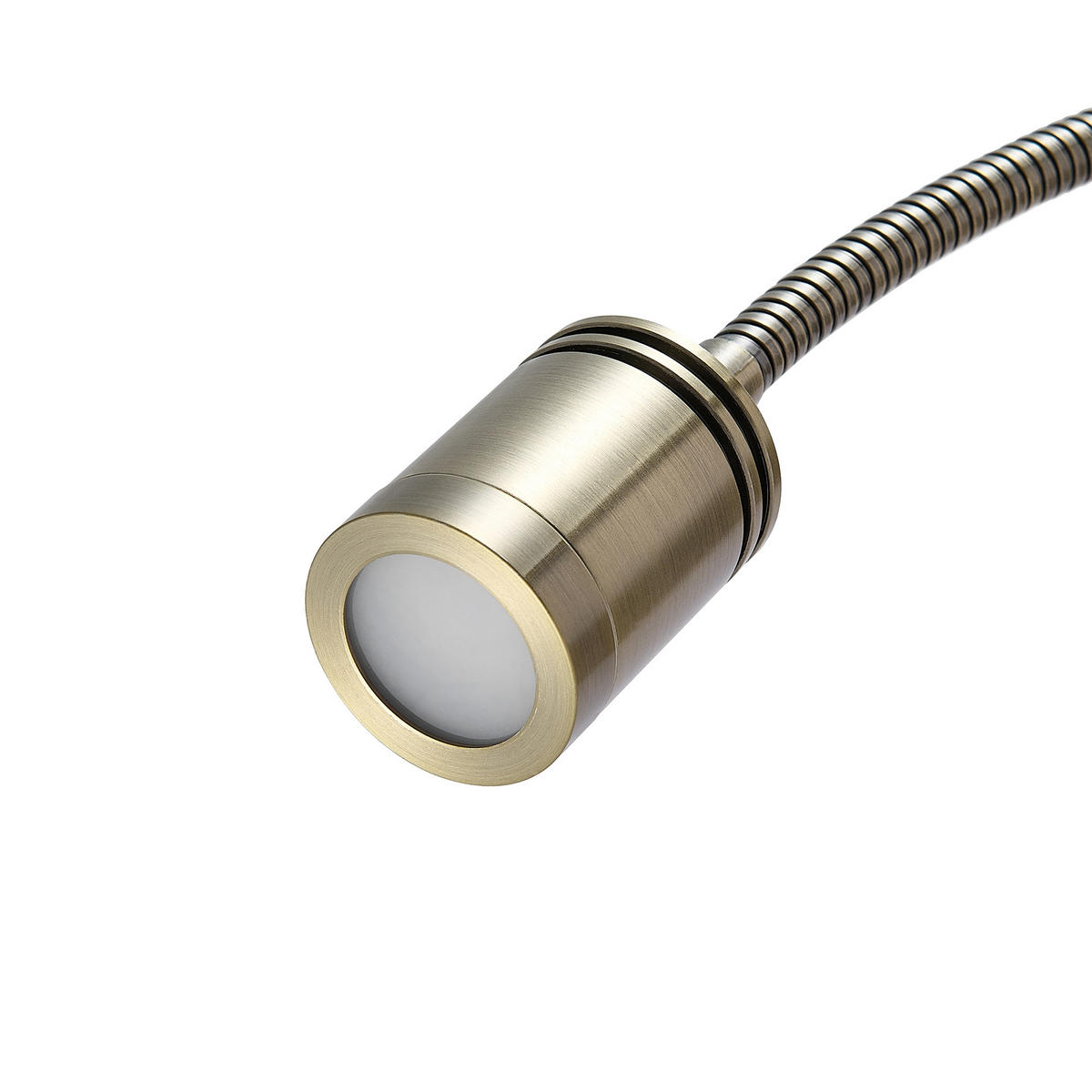 LED-WANDLEUCHTE - Bronzefarben, Konventionell, Kunststoff/Metall (11/11/35cm) - Novel