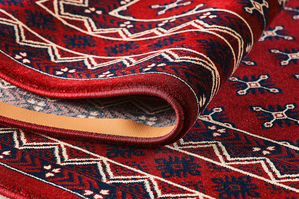 WEBTEPPICH 160/230 cm Semerkand Dunkelrot  - Dunkelrot, LIFESTYLE, Textil (160/230cm)