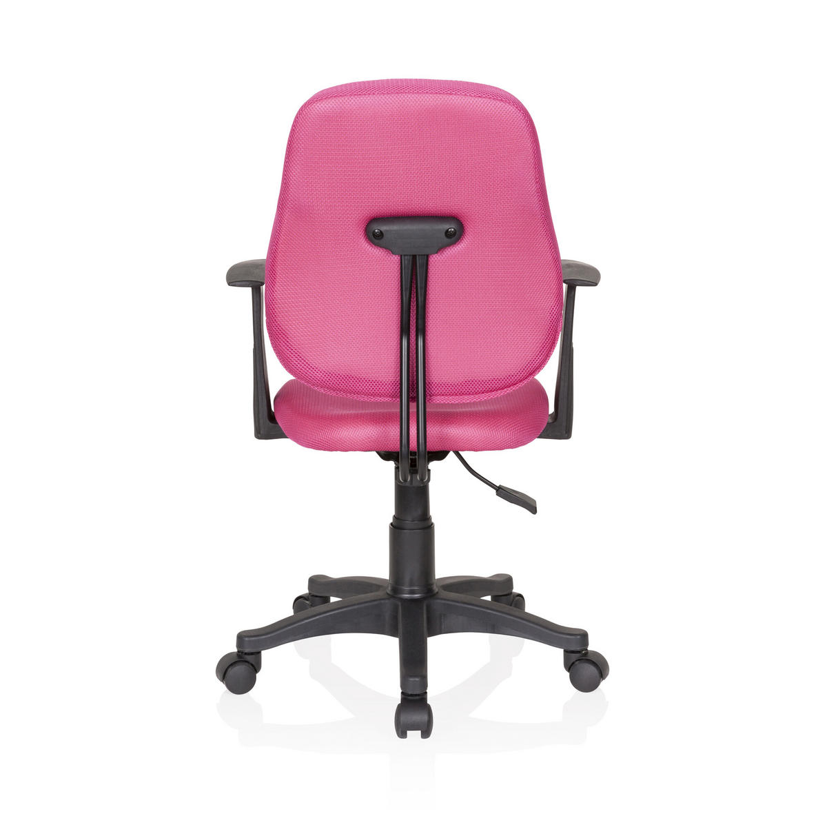 OTOČNÁ ŽIDLE PRO MLADÉ, šedá, pink - šedá/pink, Basics, plast (56/89-99/50cm) - MID.YOU