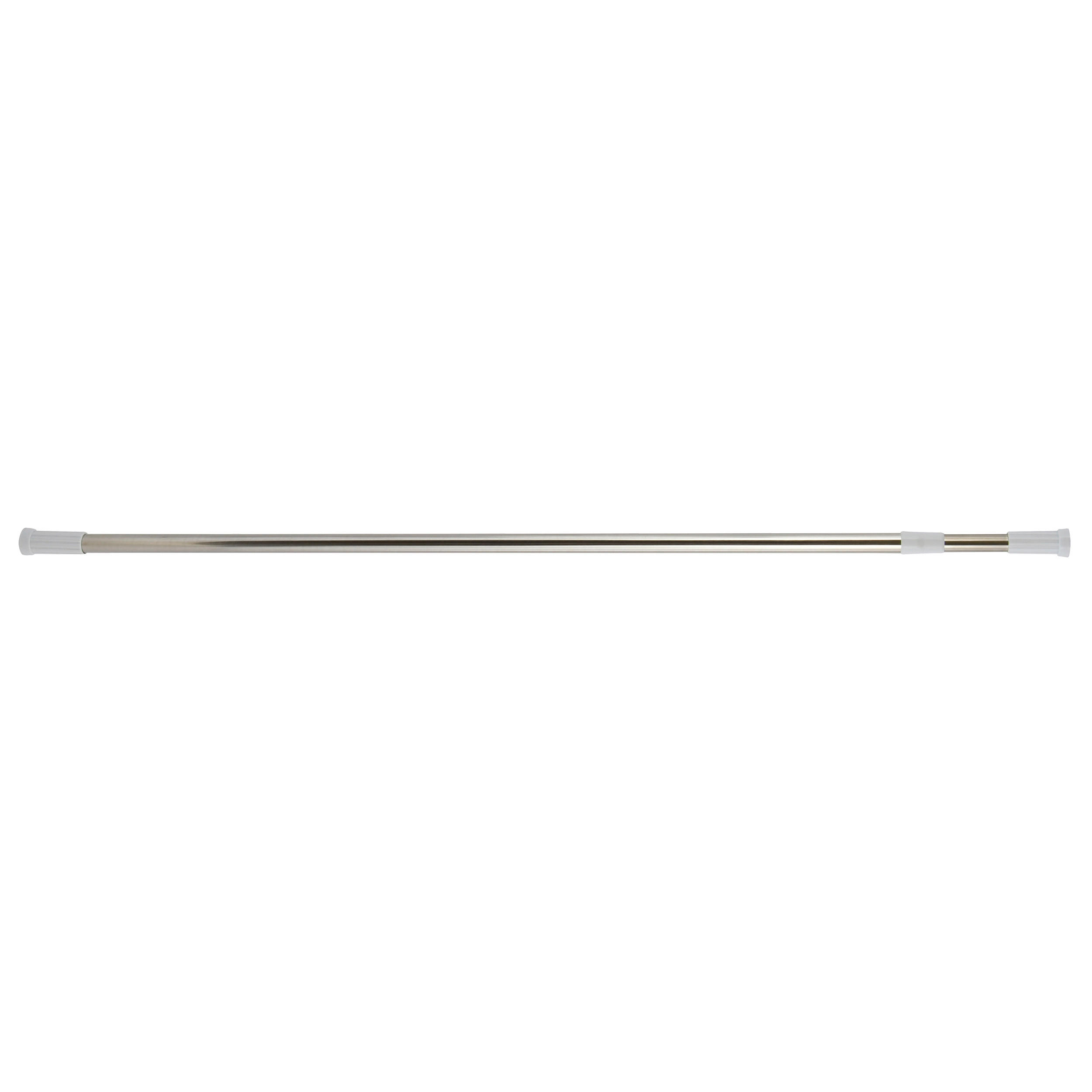 DUSCHVORHANGSTANGE 70-120 cm  - Grau, Basics, Metall (70-120cm) - MSV