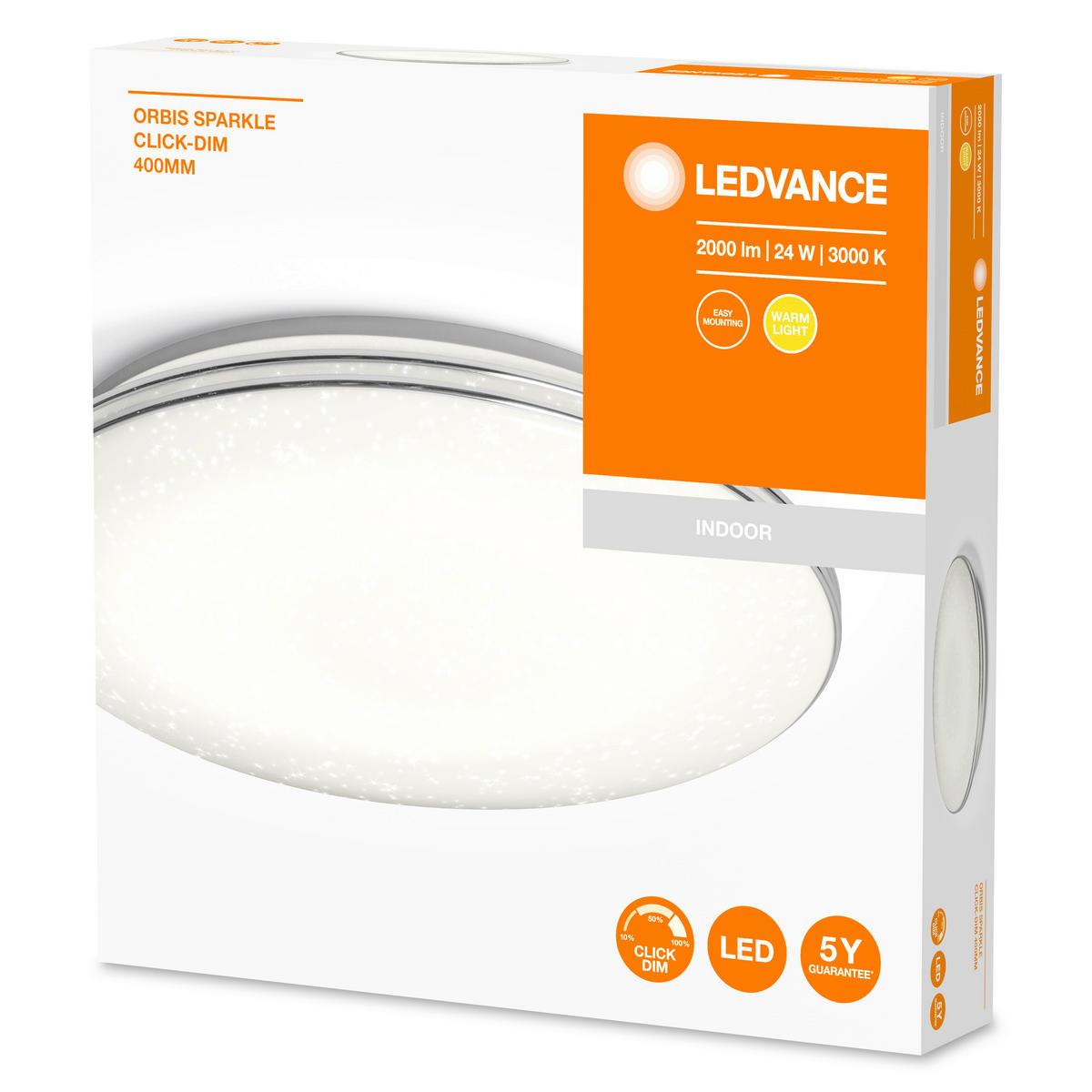 LED-DECKENLEUCHTE Orbis Sparkle 52,6/45,1/46,9 cm   - Basics (52,6/45,1/46,9cm) - Ledvance