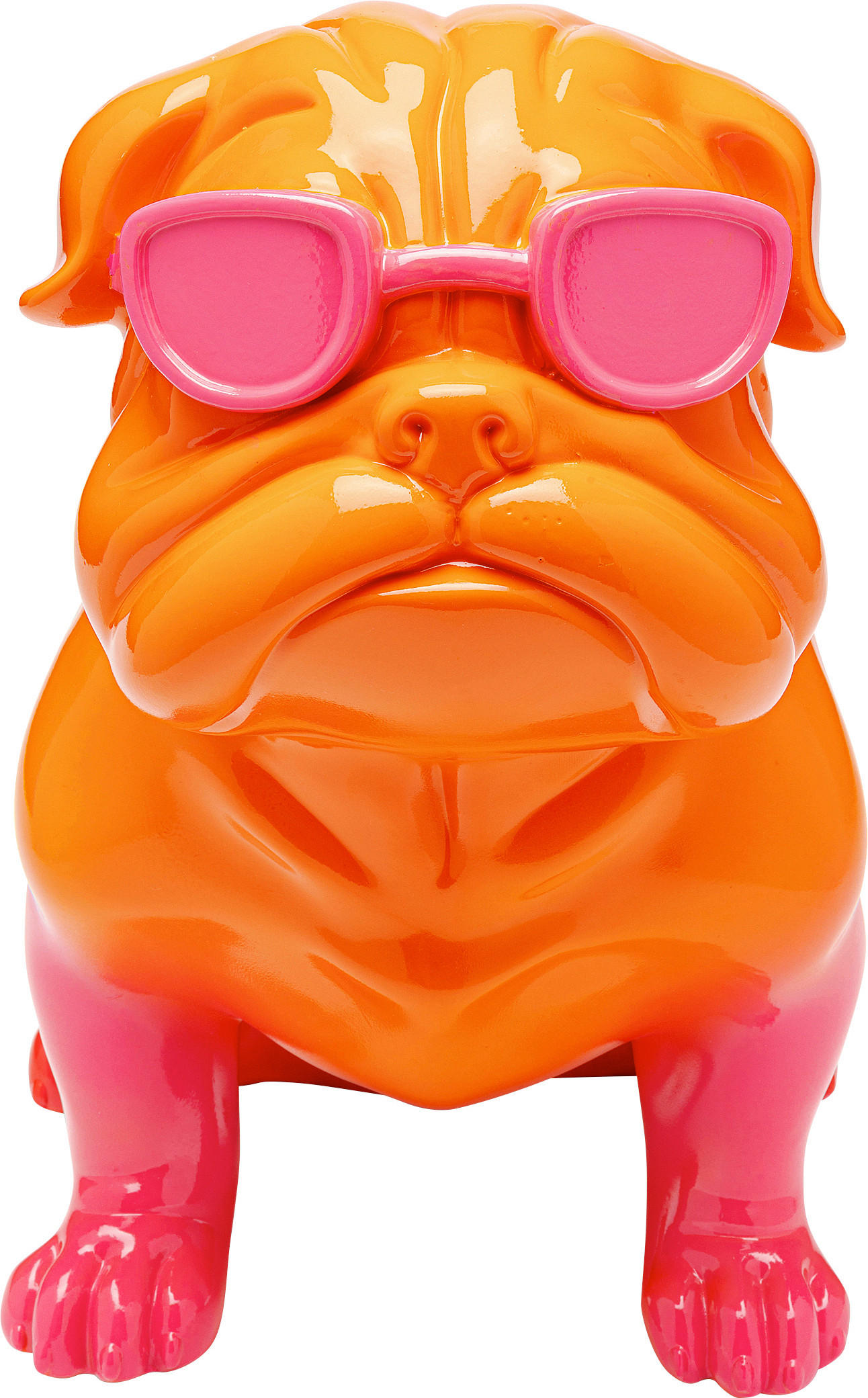 Kare-Design Dekohund Orange, Pink 24x37x43 cm