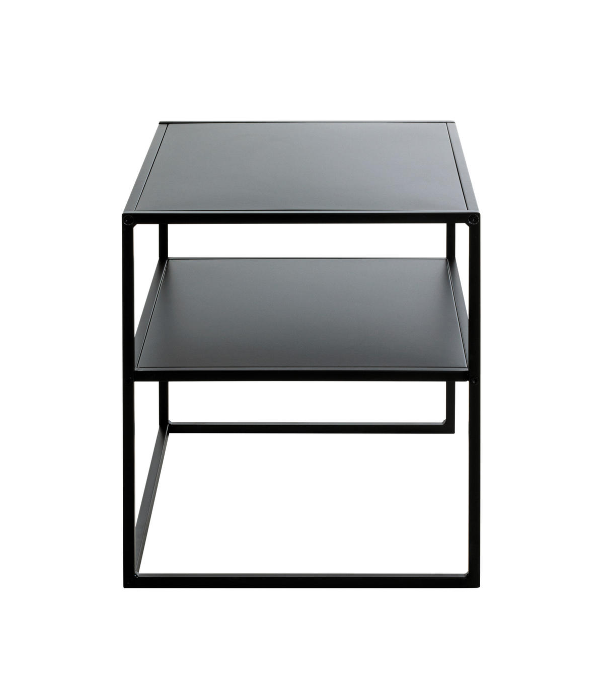 BEISTELLTISCH in Metall 50/40/45 cm  - Schwarz, Trend, Metall (50/40/45cm)