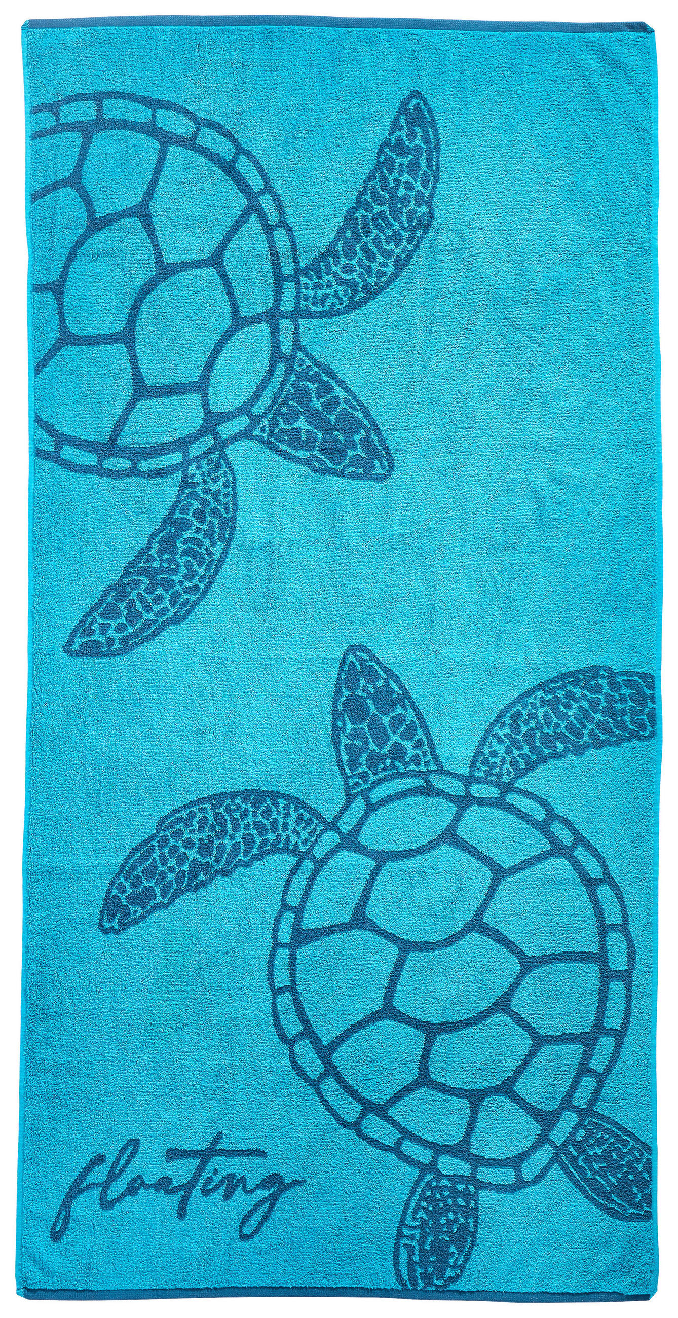 OSUŠKA NA PLÁŽ, 90/180 cm, modrá - modrá, Basics, textil (90/180cm) - Esposa