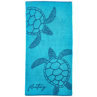 OSUŠKA NA PLÁŽ, 90/180 cm, modrá - modrá, Basics, textil (90/180cm) - Esposa