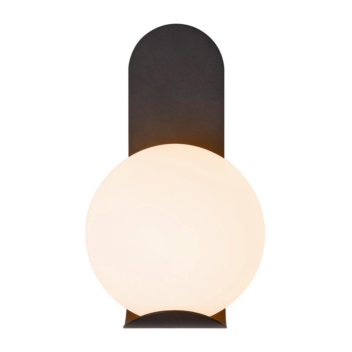 AUßENWANDLEUCHTE 18/21,8/30,5 cm   - Schwarz/Weiß, KONVENTIONELL, Kunststoff/Metall (18/21,8/30,5cm) - Nordlux