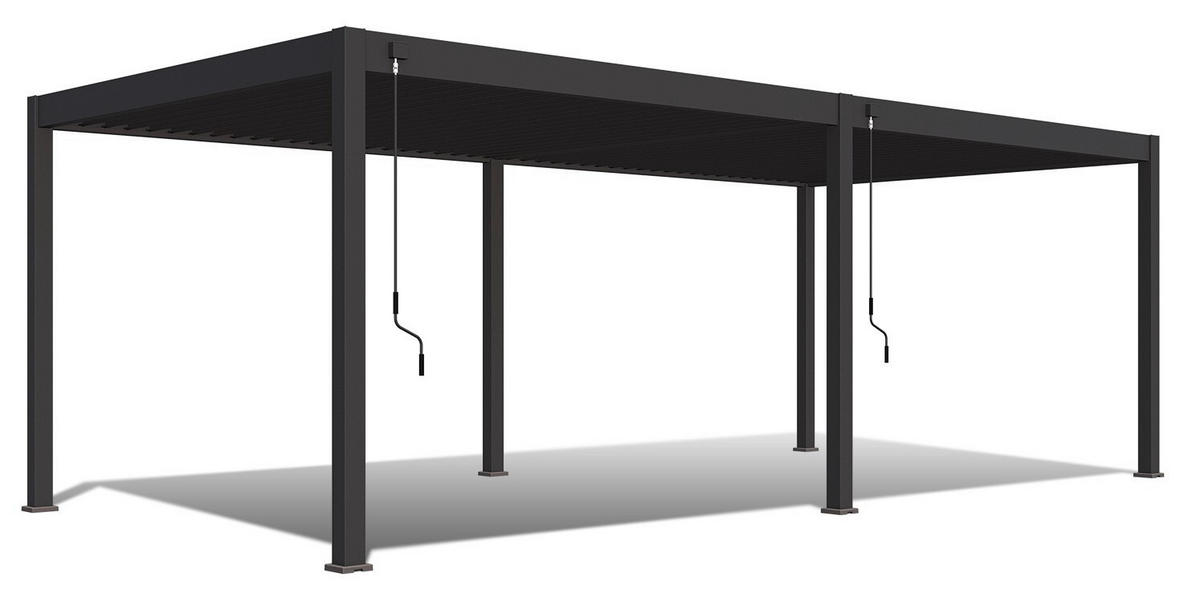 PERGOLA 720/255/360 cm   - Anthrazit, Basics, Metall (720/255/360cm) - WEIDE