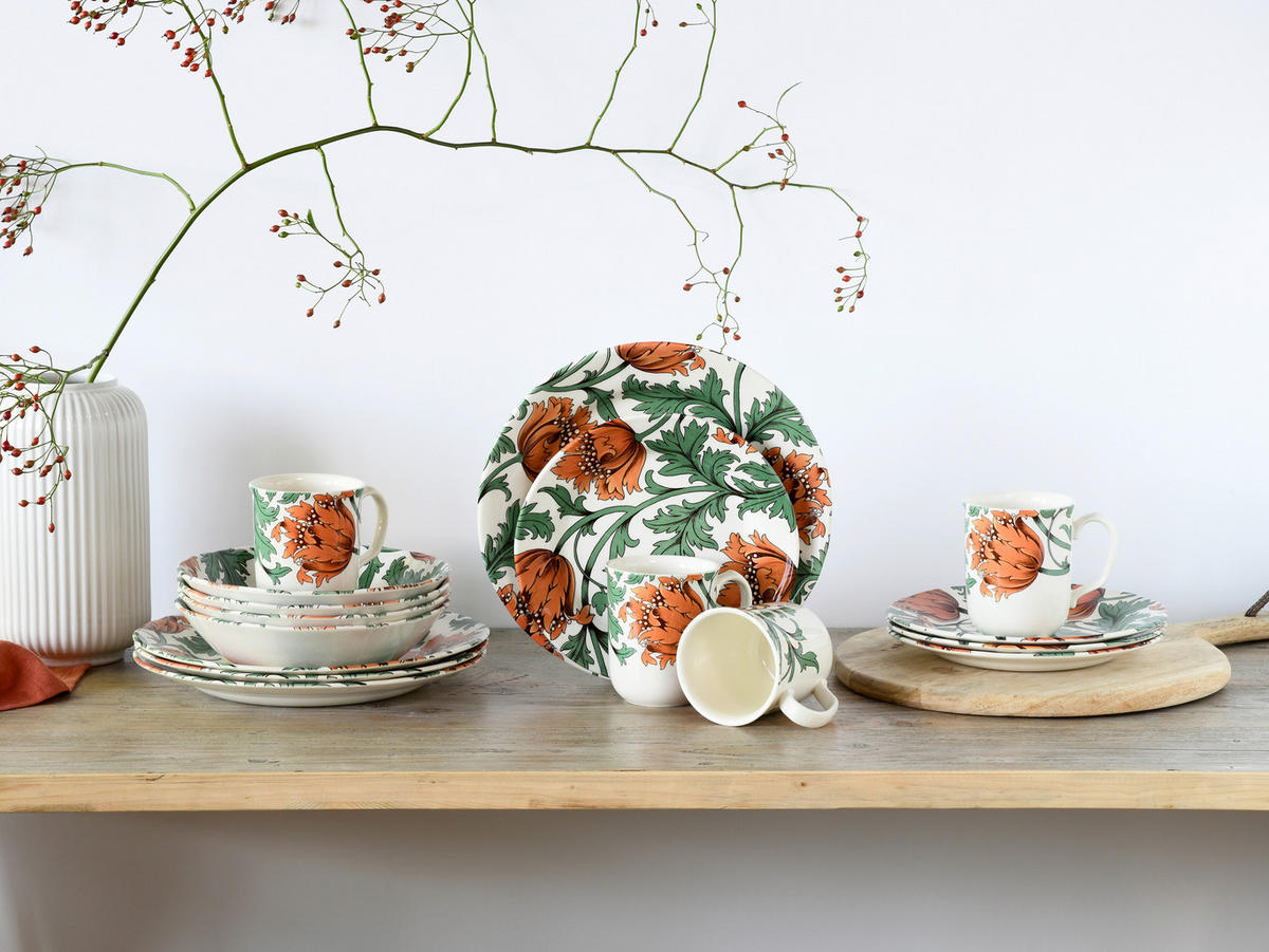 KOMBISERVICE Euböa 16-teilig  - Multicolor, Basics, Keramik (33/32/31cm) - Creatable