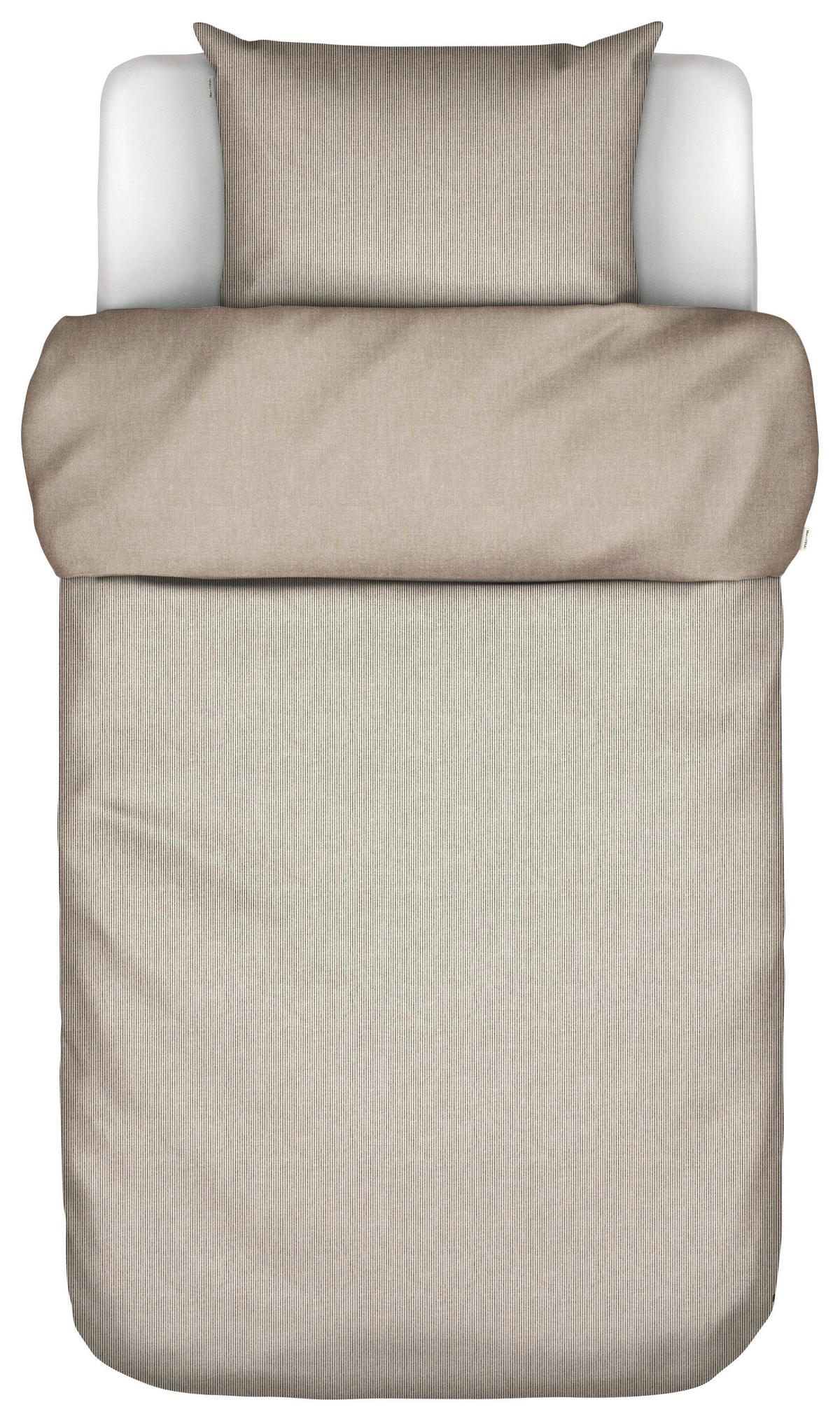 BETTWÄSCHE OLIF Flanell 140/200 cm  - Beige, Basics, Textil (140/200cm) - Marc O'Polo