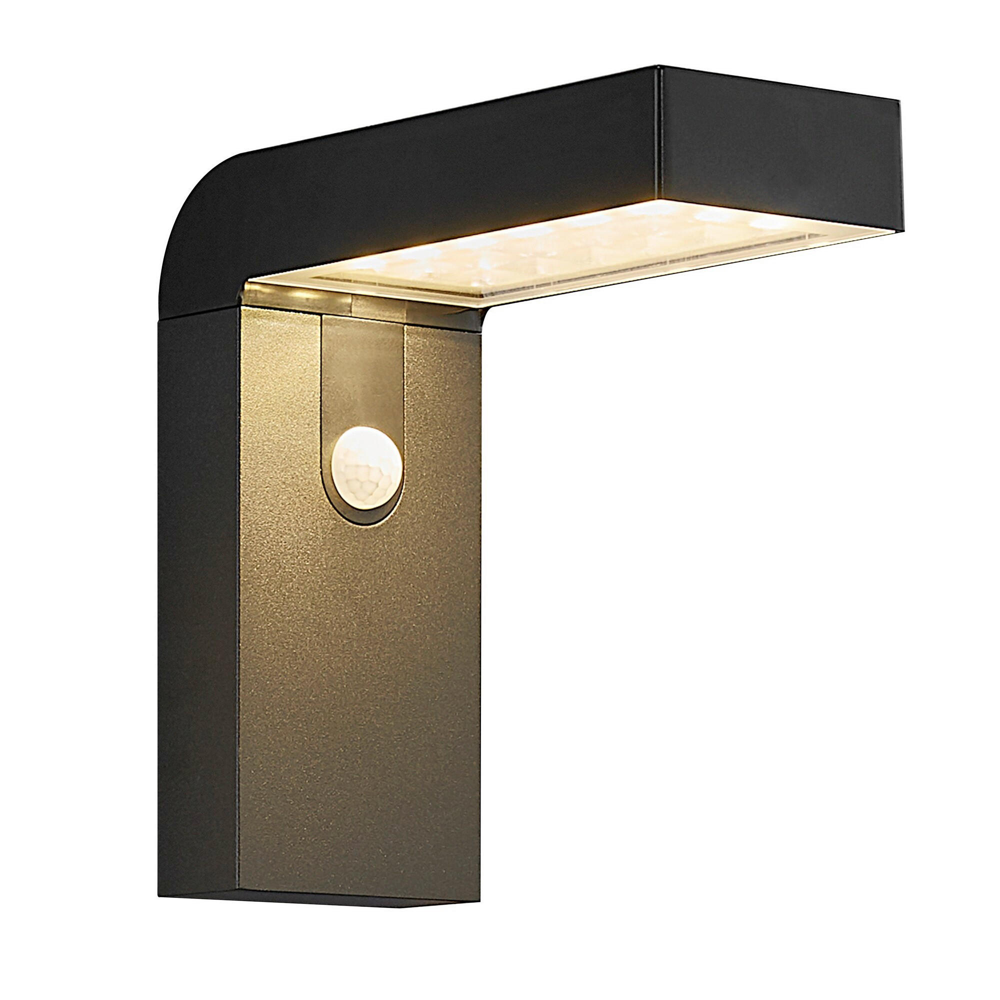 WANDLEUCHTE Alya 20/20.5/9 cm  - Schwarz, Design, Kunststoff (20/20.5/9cm) - Nordlux