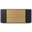 SIDEBOARD 181/84/40 cm  - Wildeiche/Anthrazit, Natur, Holz/Holzwerkstoff (181/84/40cm) - Dieter Knoll