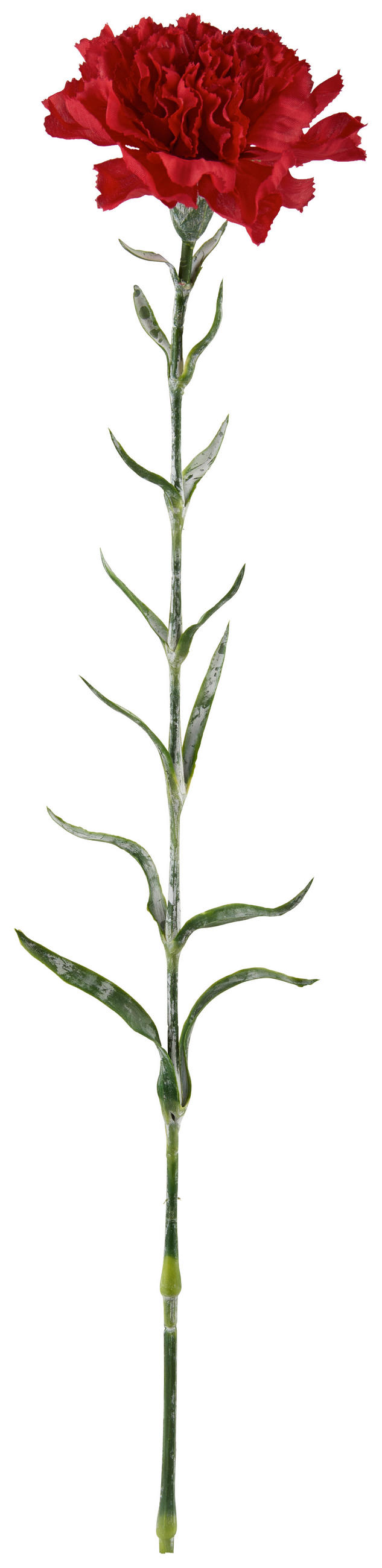 KUNSTBLUME - Rot/Grün, Basics, Kunststoff/Textil (68cm)