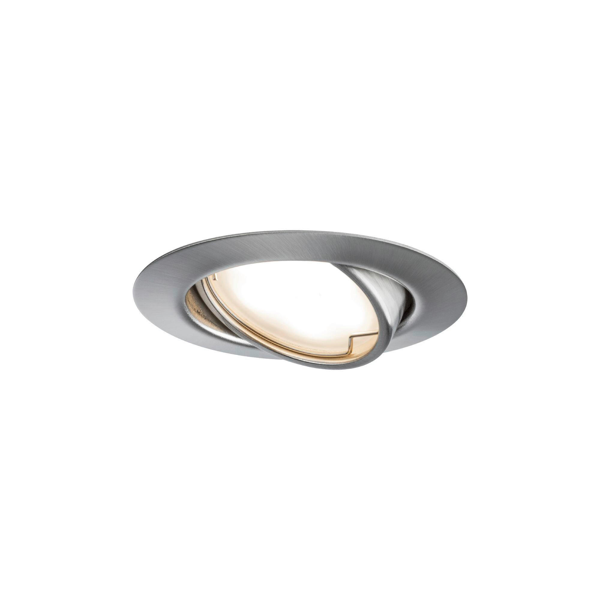 Paulmann Led-Einbauspot Edelstahl