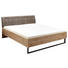 BETTANLAGE in Eichefarben, Grau - Eichefarben/Grau, Design, Holzwerkstoff/Textil (180/200cm) - Carryhome BETTANLAGE in Eichefarben, Grau - Eichefarben/Grau, Design, Holzwerkstoff/Textil (180/200cm) - Carryhome