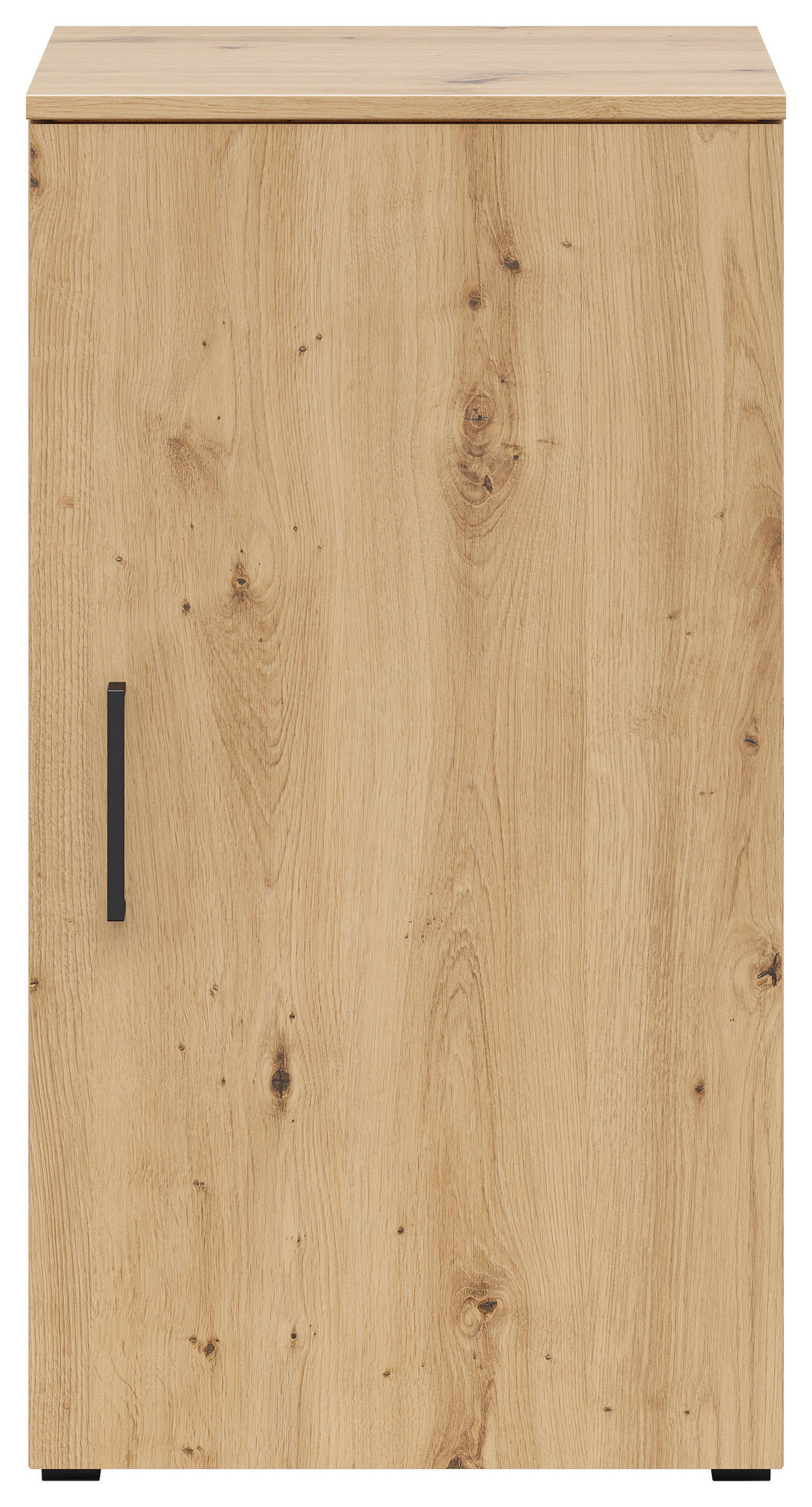 KOMMODE 45/83/40 cm  in Eiche Artisan  - Weiss/Anthrazit, Modern, Holzwerkstoff/Kunststoff (45/83/40cm)