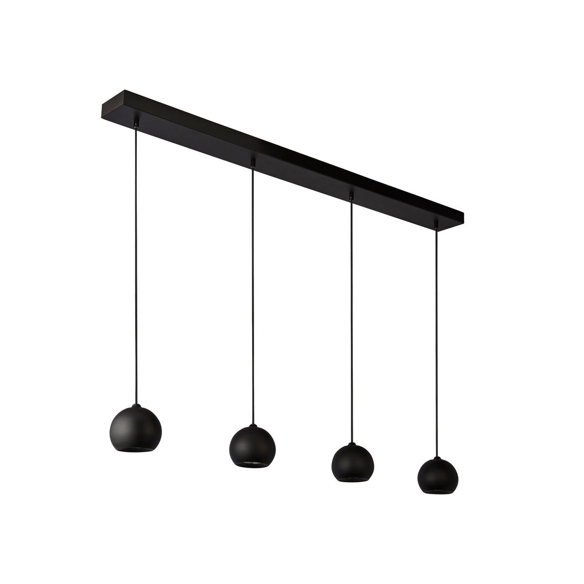 PENDELLAMPA Eindhoven 125/12/200 cm  - svart, Design, metall (125/12/200cm)