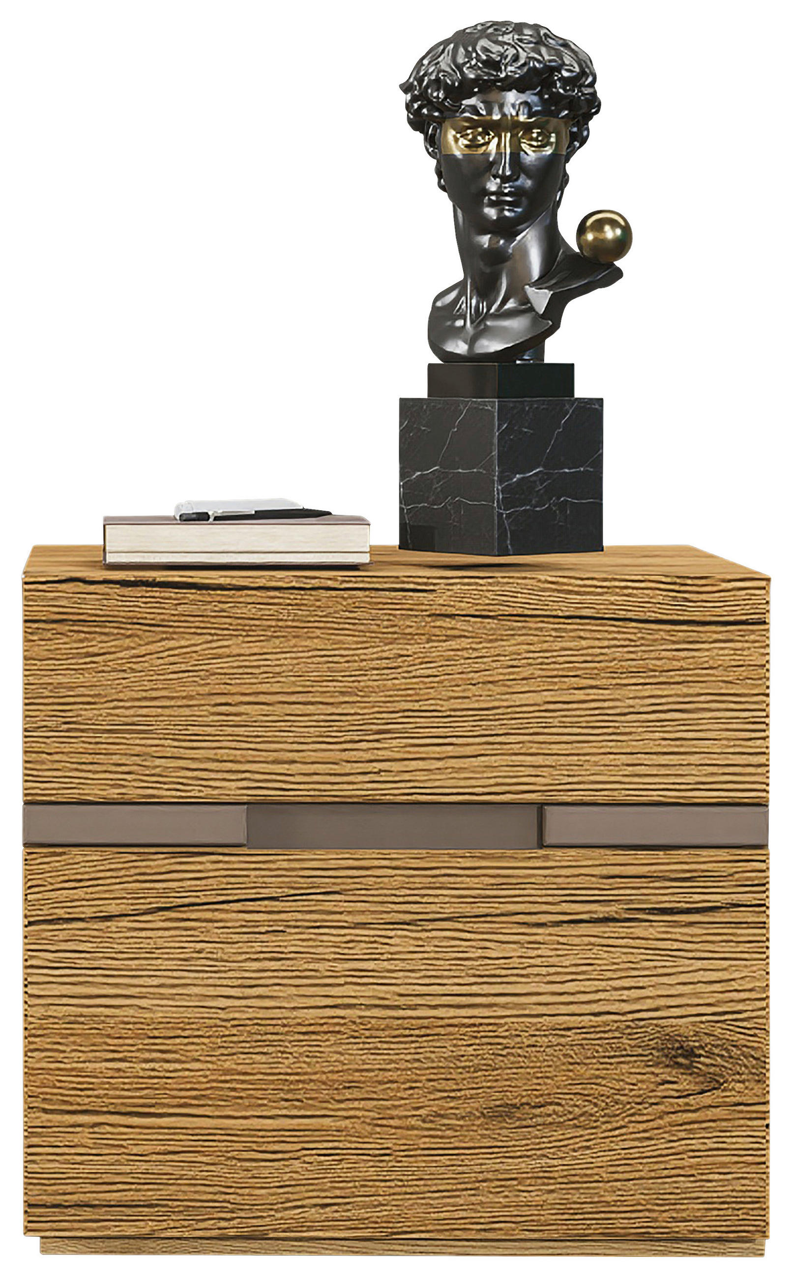 TV-ELEMENT Taupe, Wildeiche  60/56/44 cm  - Taupe/Wildeiche, Design, Holz/Holzwerkstoff (60/56/44cm) - Novel