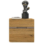 TV-ELEMENT Taupe, Wildeiche  60/56/44 cm  - Taupe/Wildeiche, Design, Holz/Holzwerkstoff (60/56/44cm) - Novel