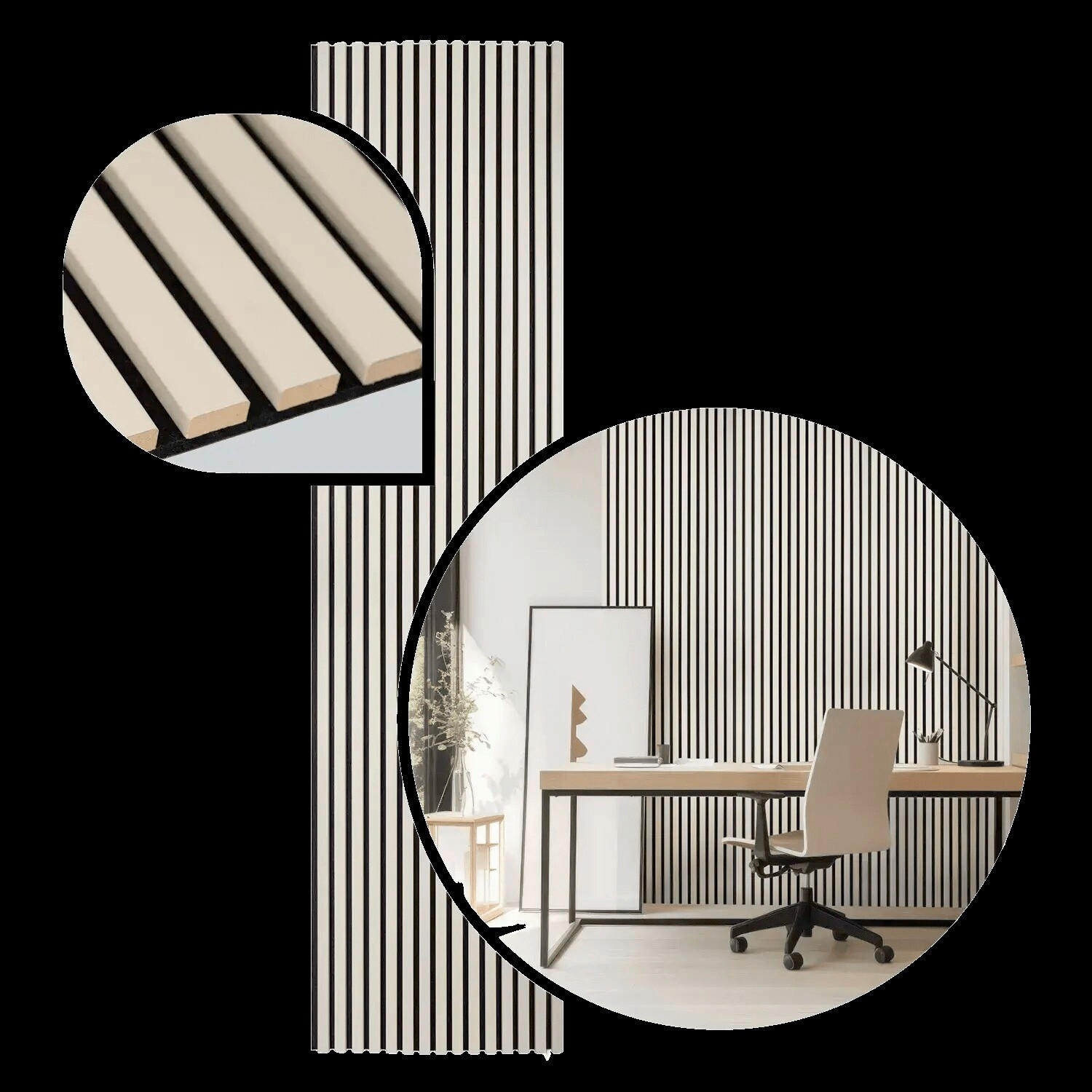 AKUSTIKPANEEL 40/150/2,1 cm  - Schlammfarben, Basics, Holzwerkstoff (40/150/2,1cm)