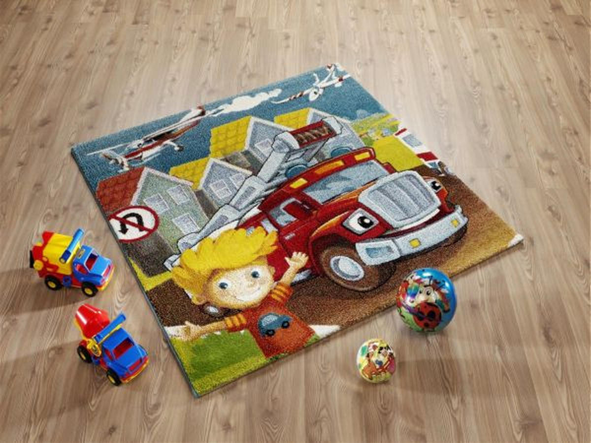 KINDERTEPPICH 140/140 cm Kidsclub Action  - Multicolor, Basics, Textil (140/140cm)