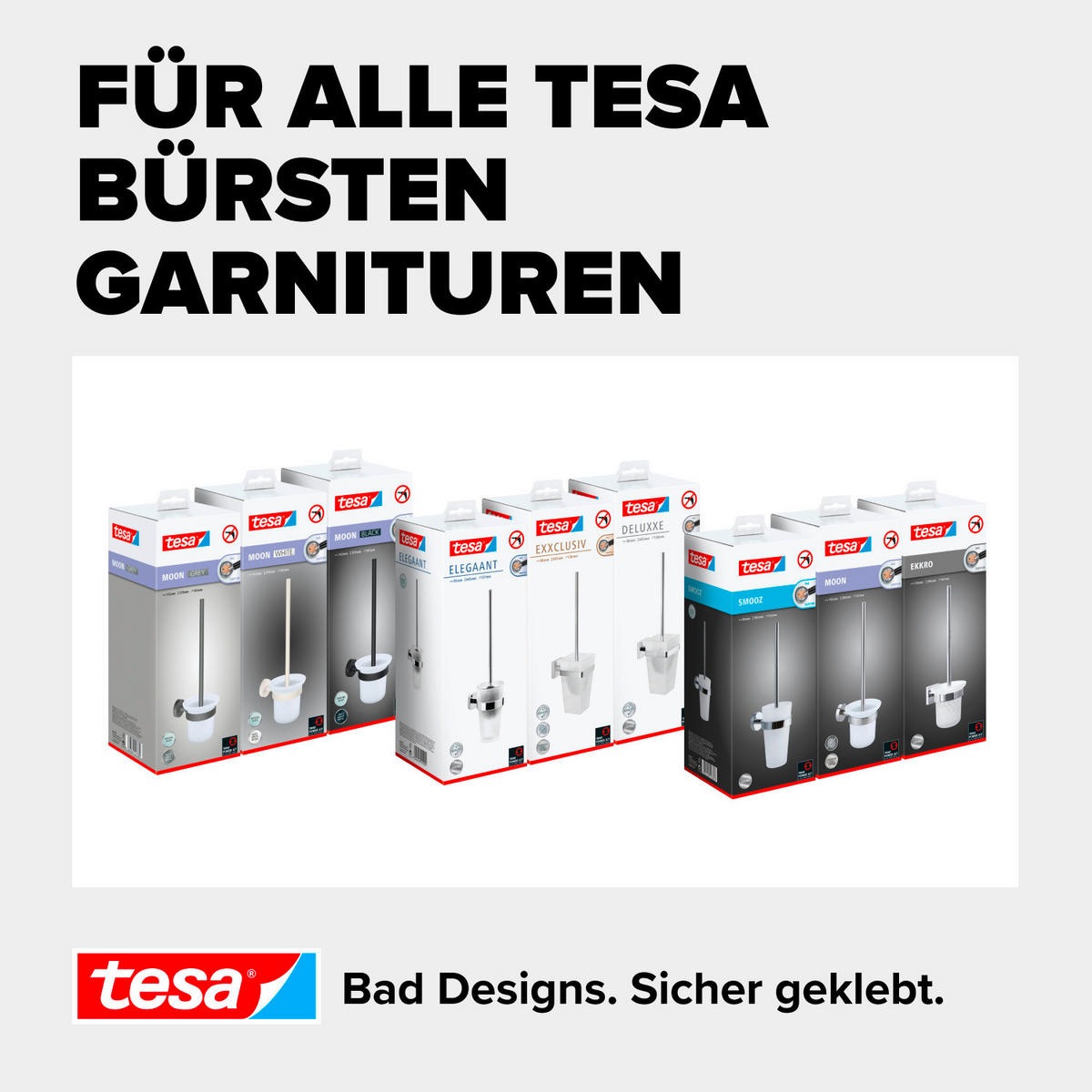ERSATZBÜRSTE - Basics, Kunststoff (7,1/9,4/7,1cm) - Tesa