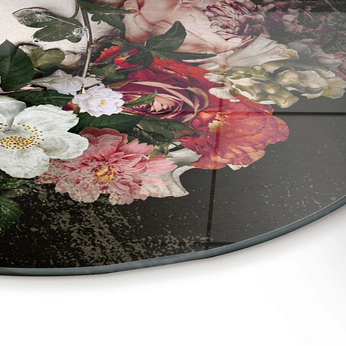 GLASBILD Frauen 70/100 cm  - Weiß, Basics, Glas/Papier (70/100cm)